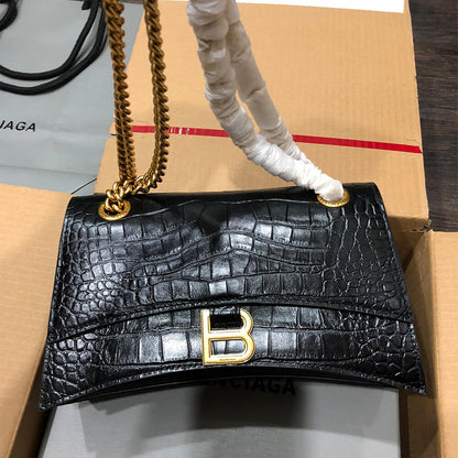 Balenciaga Women’s Crush Chain Bag Small(HIGH-END GRADE)
