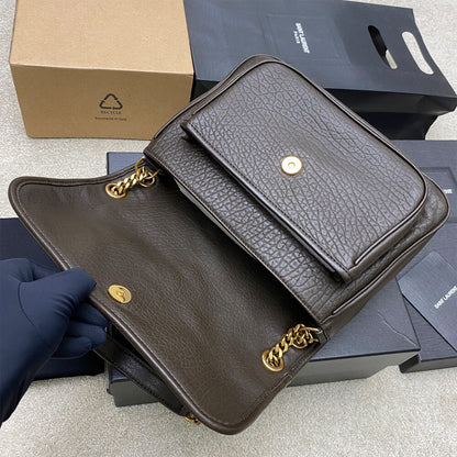 YSL niki MEDIUM in grained lambskin(HIGH-END GRADE)