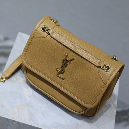 YSL NIKI baby in grained lambskin(HIGH-END GRADE)