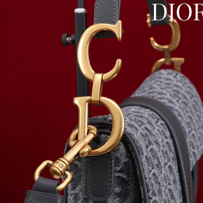 Dior Saddle Bag with Strap(HIGH-END GRADE)