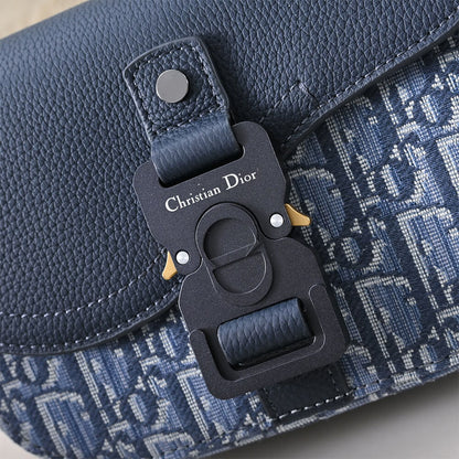 Dior Mini Saddle Messenger Bag with Flap