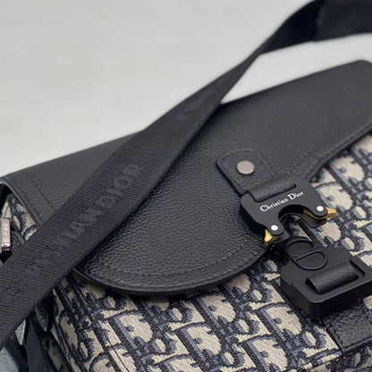 Dior Small Saddle Messenger Bag with Flap