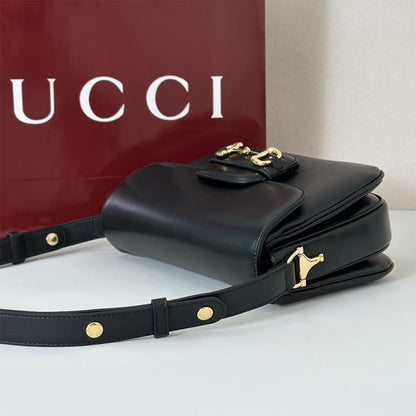 Gucci Horsebit 1955 Aura small shoulder bag(HIGH-END GRADE)