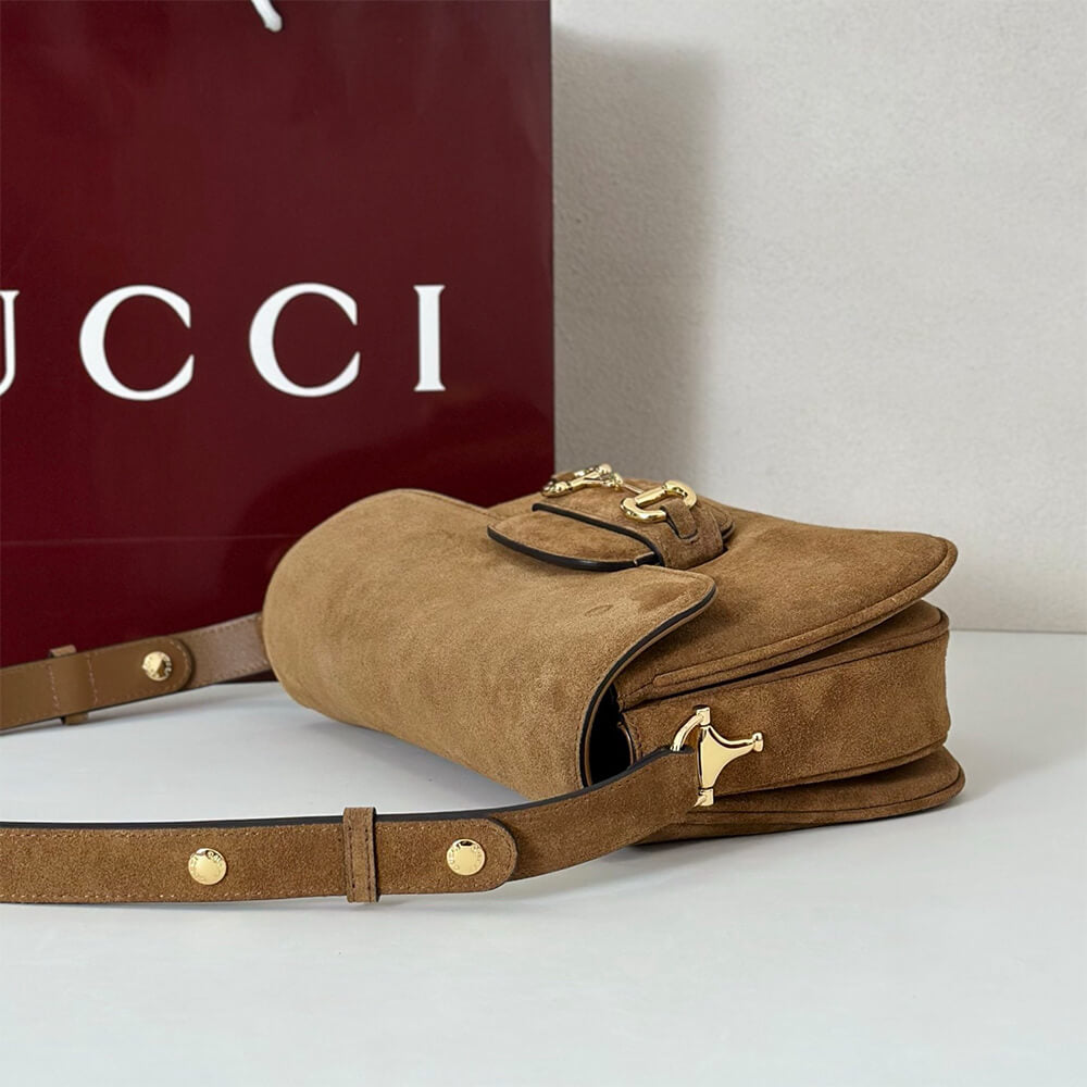 Gucci Horsebit 1955 Aura small shoulder bag(HIGH-END GRADE)