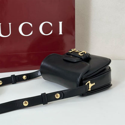 Gucci Horsebit 1955 Aura mini shoulder bag(HIGH-END GRADE)