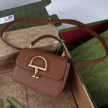 Gucci Siena small top handle bag(HIGH-END GRADE)