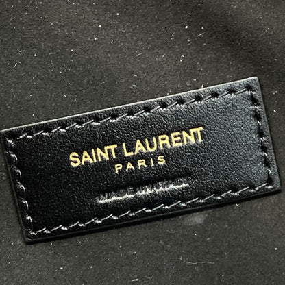 YSL PARIS VII large flat hobo bag in smooth leather(high-end grade)