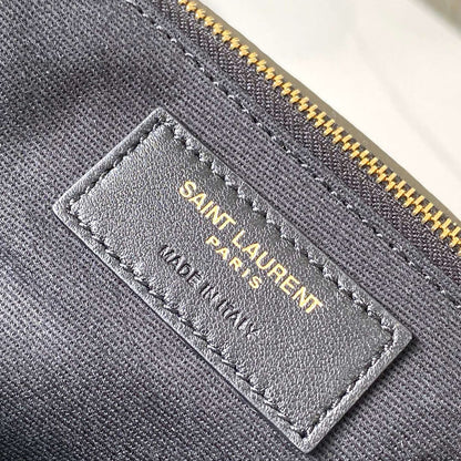 YSL Calypso large in grained lambskin