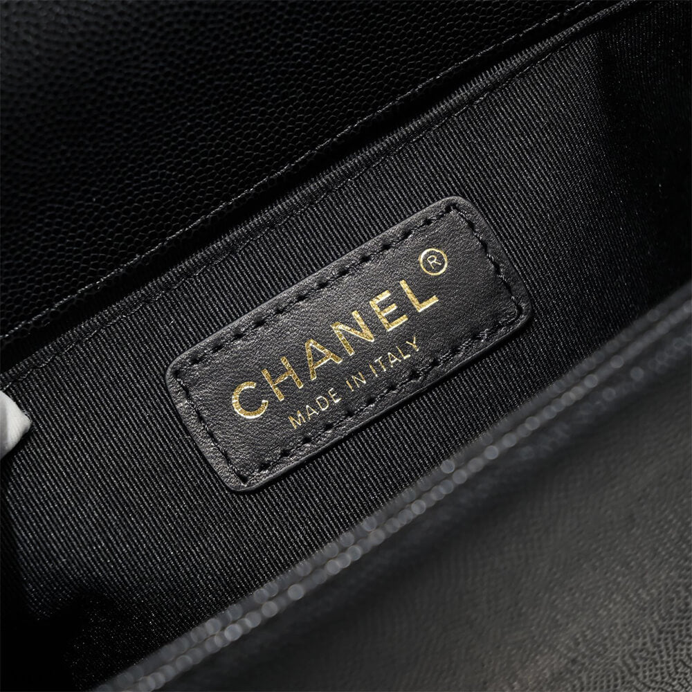 Chevron Caviar Boy Chanel Handbag