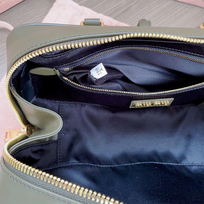 MIUMIU Large Arcadie Leather Bag(HIGH-END GRADE)