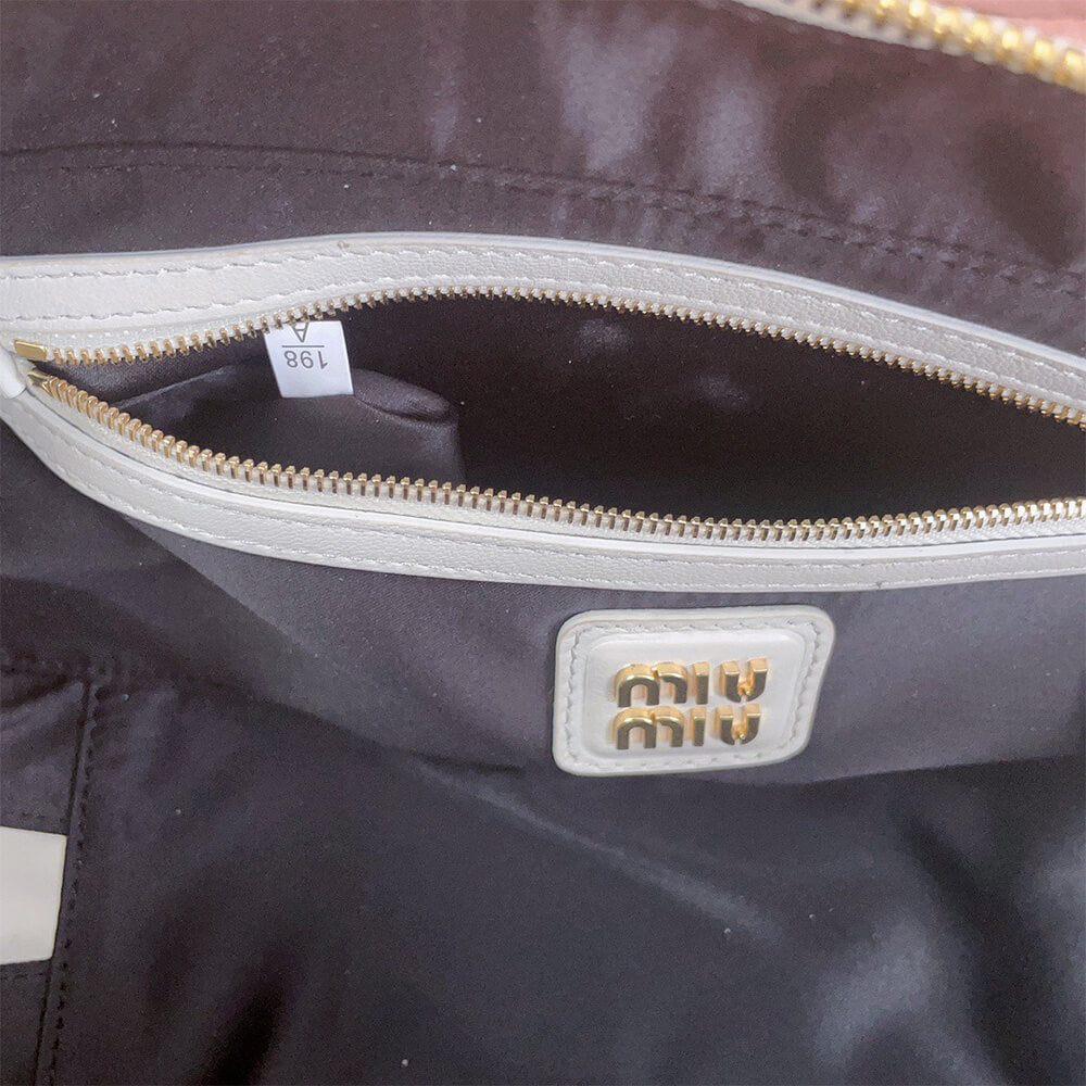 MIUMIU Large Arcadie matelasse nappa Bag(HIGH-END GRADE)