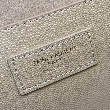 YSL kate medium in grain de poudre embossed leather