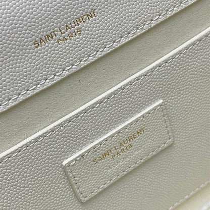 YSL kate medium in grain de poudre embossed leather