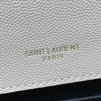 YSL kate medium tassel in grain de poudre embossed leather