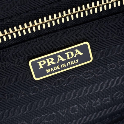 Prada Re-Nylon and leather medium top-handle bag with padlock(high-end grade)