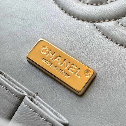 CHANEL Pearl Classic Double Flap Handbag(HIGH-END GRADE)