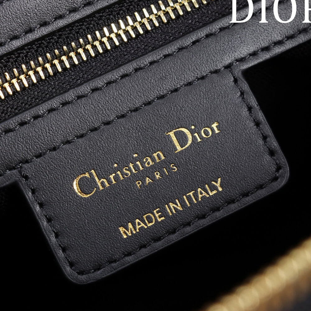 Dior Medium D-Journey Bag in Shiny Goatskin(HIGH-END GRADE)