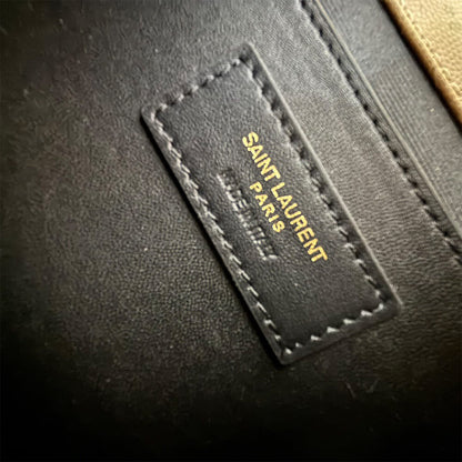 YSL envelope medium in grained leather