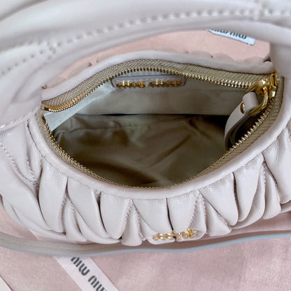 Mini Wander matelass?? nappa leather hobo bag(high-end grade)