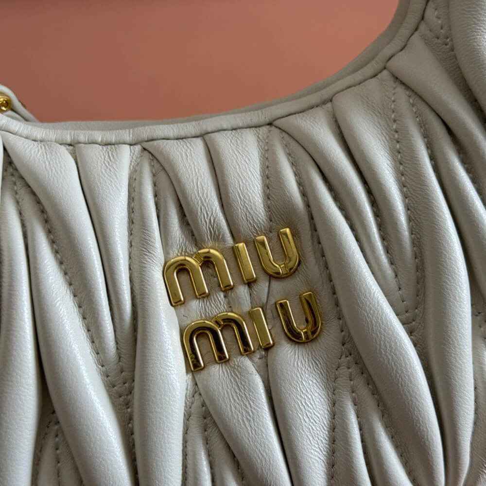 Mini Wander matelass?? nappa leather hobo bag(high-end grade)