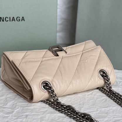 Balenciaga Women’s Crush Chain Bag Small(HIGH-END GRADE)