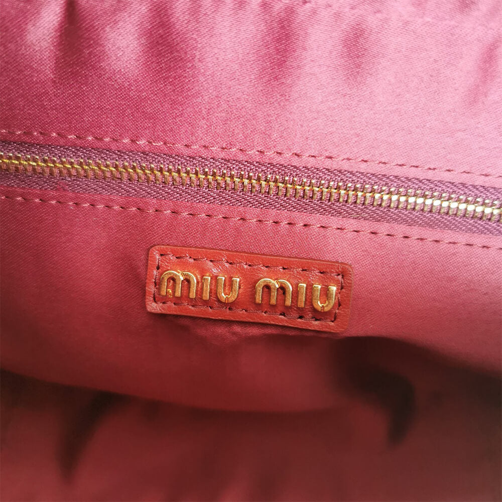 Matelasse nappa leather top-handle bag