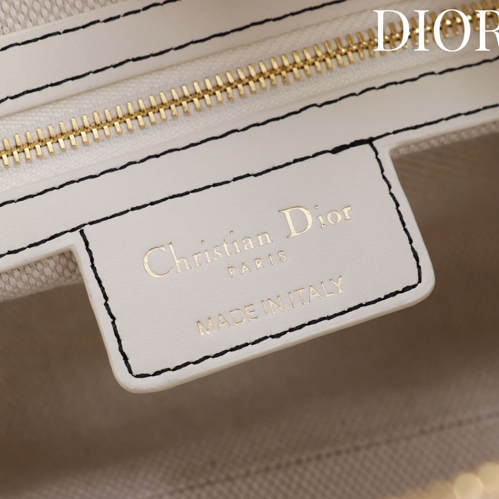 Dior Small D-Journey Bag in Two-Tone Calfskin(HIGH-END GRADE)