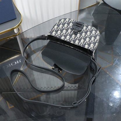Dior Mini Saddle Messenger Bag with Flap