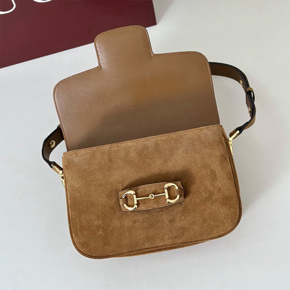 Gucci Horsebit 1955 Aura small shoulder bag(HIGH-END GRADE)