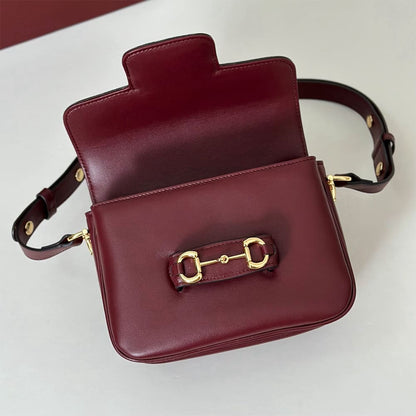 Gucci Horsebit 1955 Aura mini shoulder bag(HIGH-END GRADE)