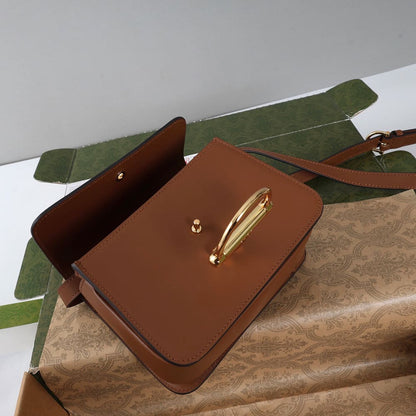 Gucci Siena small top handle bag(HIGH-END GRADE)