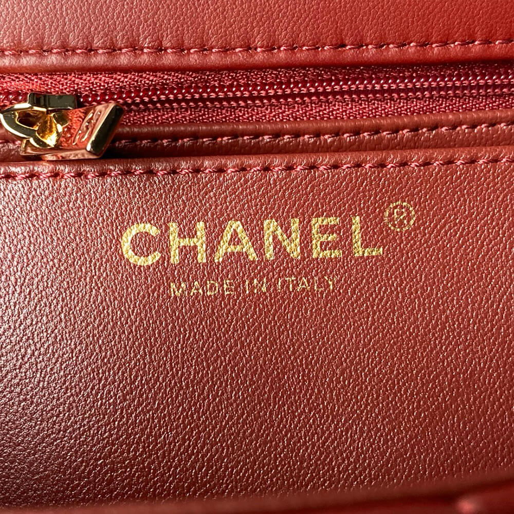 CHANEL Mini Flap Bag with Top Handle