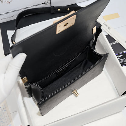 Chevron Caviar Boy Chanel Handbag