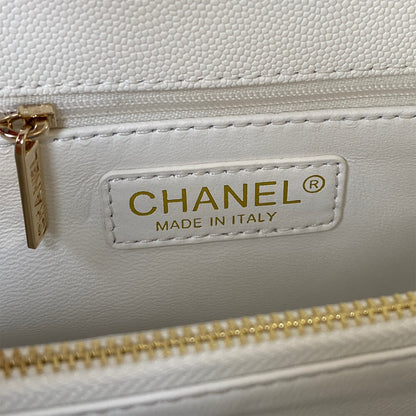 CHANEL Large Flap Bag With Top Handle(high-end grade)