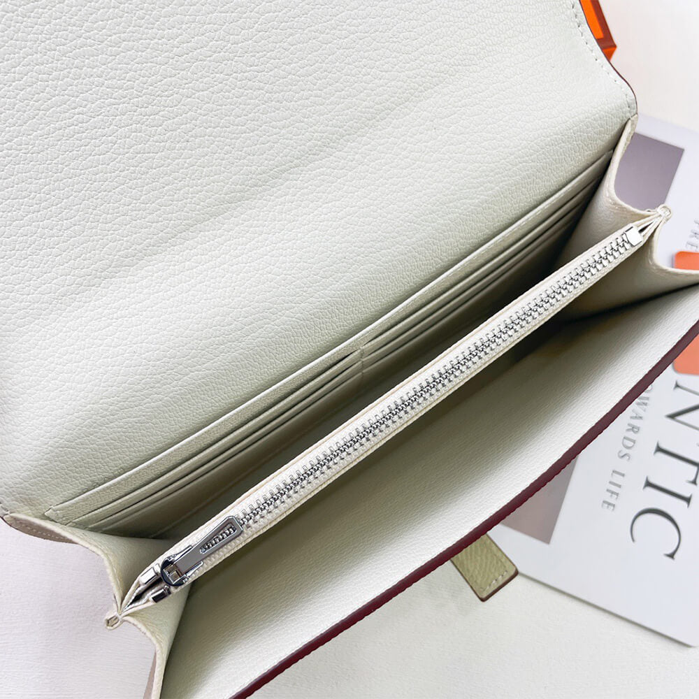 HERMES New H Passant Toutenmain wallet(HIGH-END GRADE)