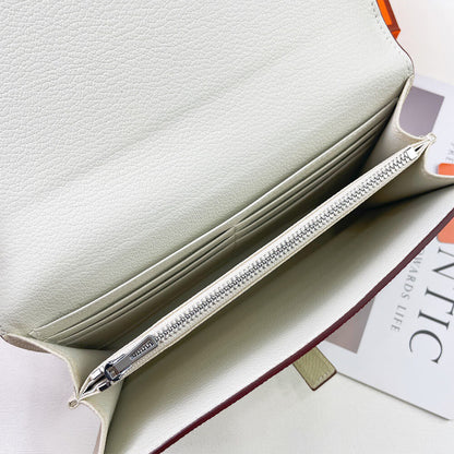 HERMES New H Passant Toutenmain wallet(HIGH-END GRADE)