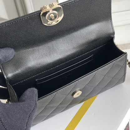 Chanel Flap Phone Holder with Chain(HIGH-END GRADE)