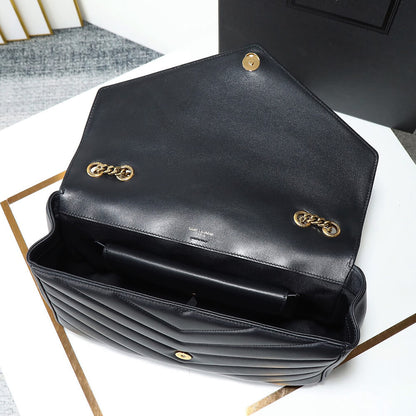 YSL LOULOU large in MATELASSE lambskin(HIGH-END GRADE)