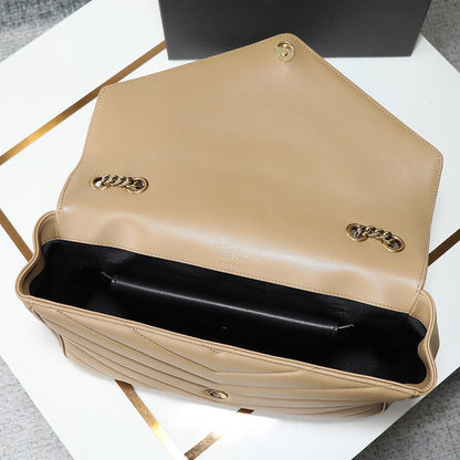YSL LOULOU large in MATELASSE lambskin(HIGH-END GRADE)