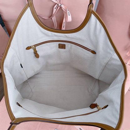 MIUMIU LARGE IVY LEATHER BAG(HIGH-END GRADE)