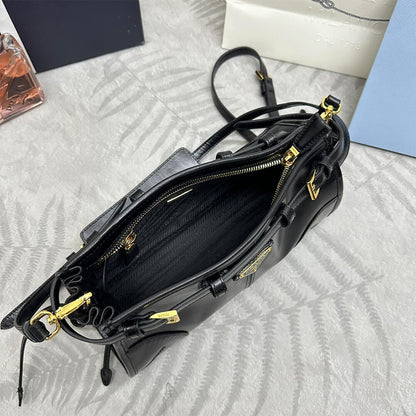 Prada Bonnie small leather shoulder bag(HIGH-END GRADE)