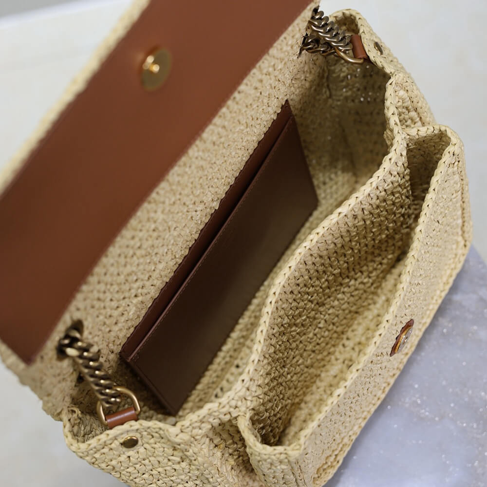 YSL NIKI medium in raffia(HIGH-END GRADE)