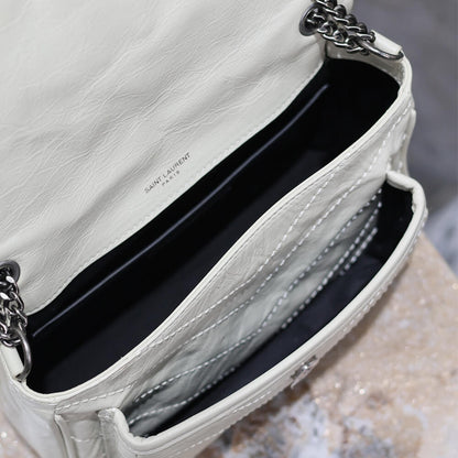YSL NIKI baby in vintage leather(HIGH-END GRADE)
