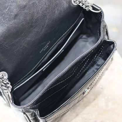 YSL NIKI baby in vintage leather(HIGH-END GRADE)