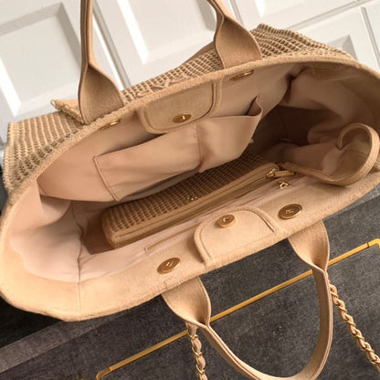 CHANEL Deauville Large Tote(HIGH-END GRADE)