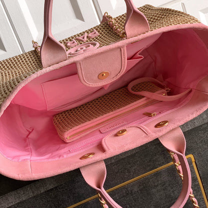 CHANEL Deauville Large Tote(HIGH-END GRADE)