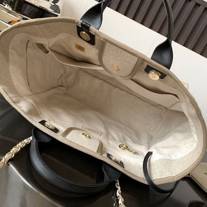 CHANEL Deauville Large Tote(HIGH-END GRADE)
