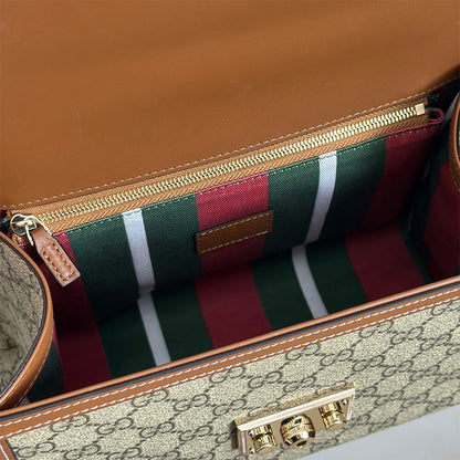 Gucci Padlock medium top handle bag