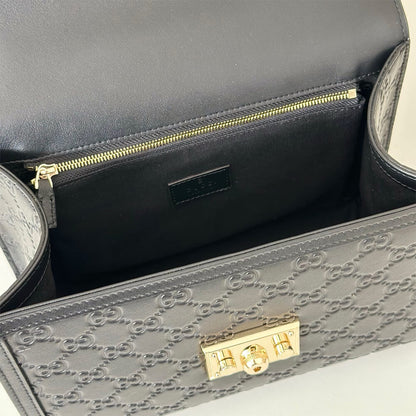 Gucci Padlock medium top handle bag