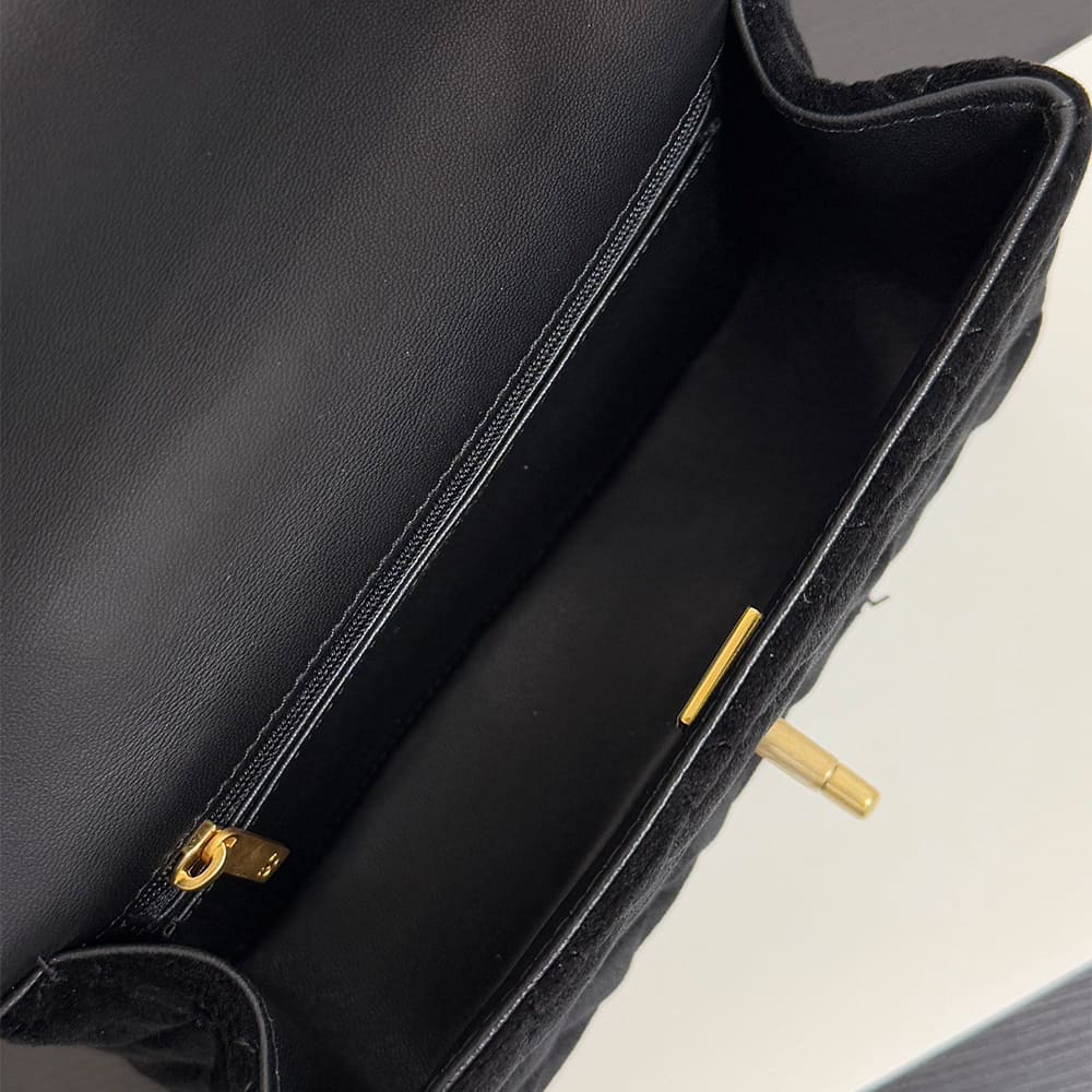 Chanel MINI FLAP BAG WITH TOP HANDLE(HIGH-END GRADE)